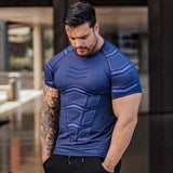 Male Gym Fitness T shirt - LAVISHTO