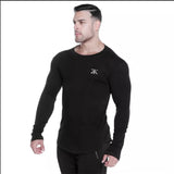 Men Long sleeves Elastic t shirt - LAVISHTO