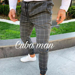 Men's Slim Fit Trousers - LAVISHTO